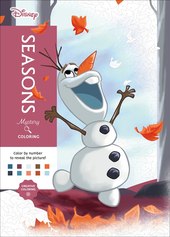 Front cover_Disney Mystery Coloring: Seasons