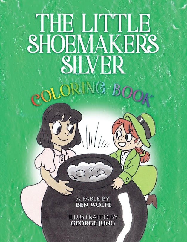 Front cover_The Little Shoemaker's Silver Coloring Book