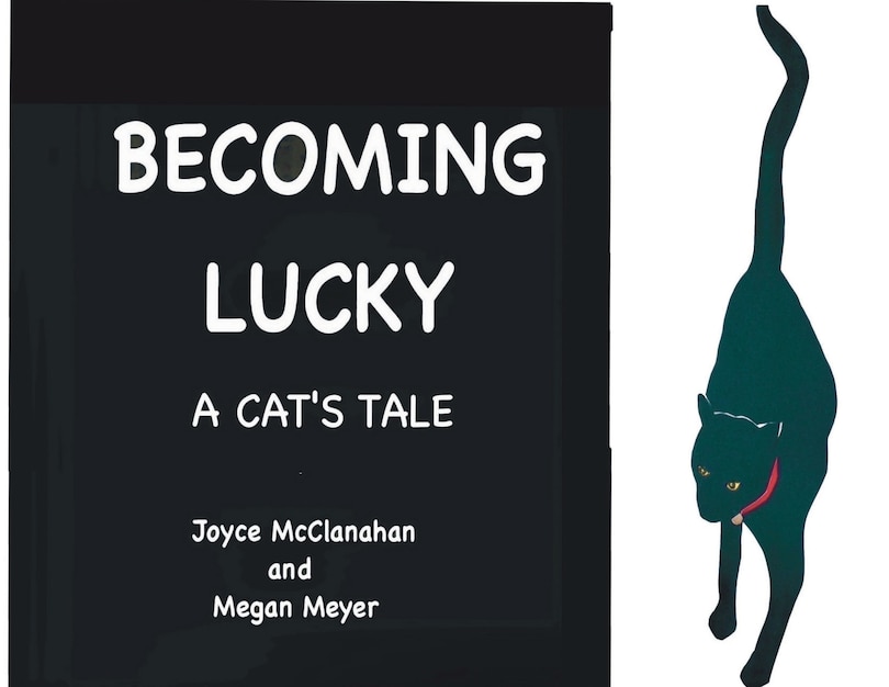 Front cover_BECOMING LUCKY, A Cat's Tale