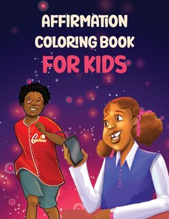 Front cover_Affirmation Coloring Book For Kids