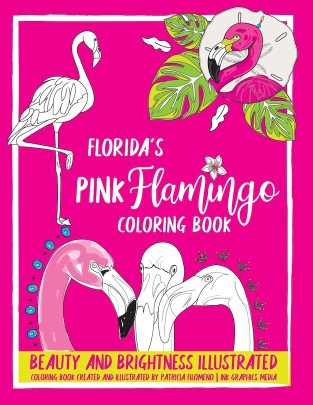 Front cover_Florida's Pink Flamingo Coloring Book
