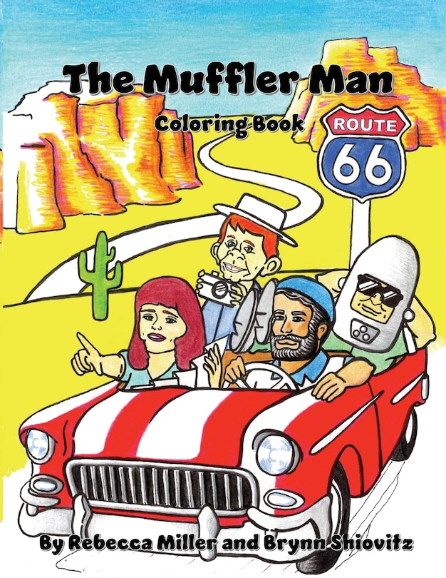 Front cover_The Muffler Man Coloring Book