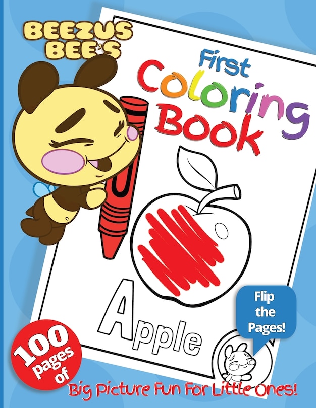 Front cover_Beezus Bee's First Coloring Book