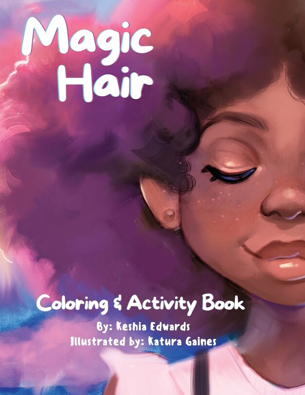 Front cover_Magic Hair Coloring & Activity Book