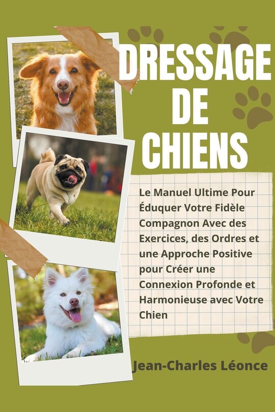 Front cover_Dressage de Chiens