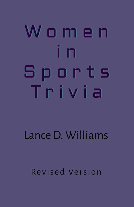 Couverture_Women in Sports Trivia