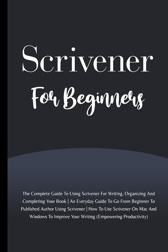 Front cover_Scrivener For Beginners