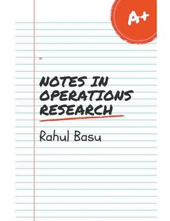 Front cover_Notes in Operations Research