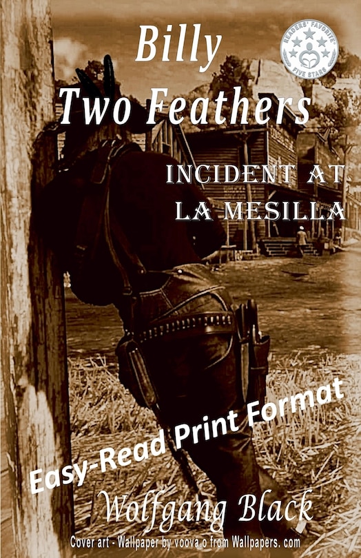 Front cover_Billy Two Feathers - Incident At La Mesilla