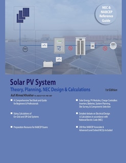 Couverture_Solar PV System Theory, Planning, NEC Design & Calculations