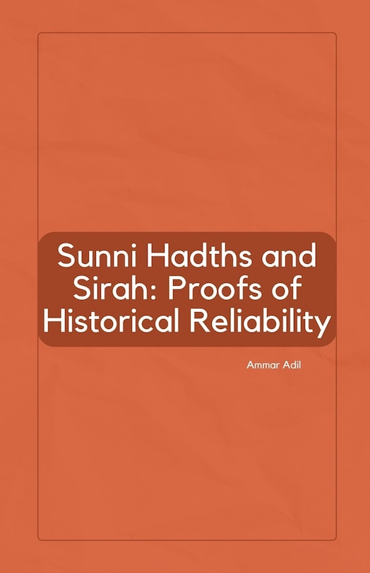 Couverture_Sunni Hadiths and Sirah