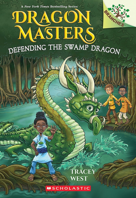 Couverture_Defending the Swamp Dragon: A Branches Book (Dragon Masters #31)