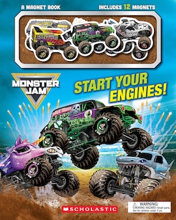 Front cover_Monster Jam: Start Your Engines! A Magnet Book
