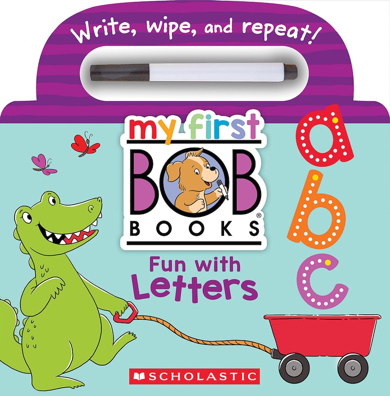 Couverture_My First Bob Books - Fun with Letters Wipe-Clean Board Book | ABCs, Up to Age 5 (Reading Readiness)