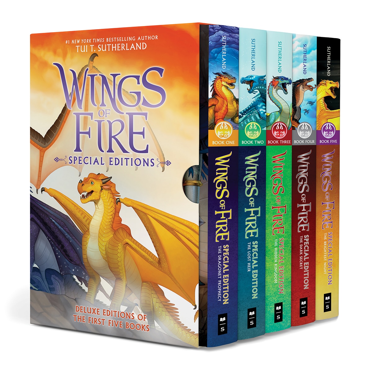Wings Of Fire #1-5 Special Edition Box Set Book By Tui T