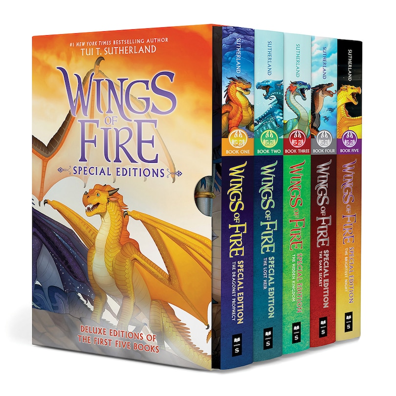 Couverture_Wings of Fire #1-5 Special Edition Box Set