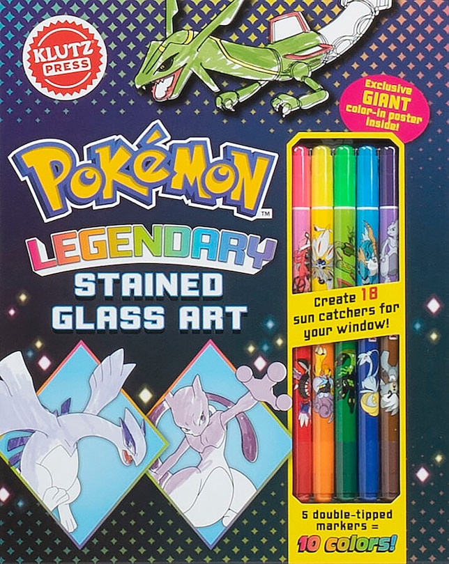 Front cover_Pok&eacute;mon Legendary Stained Glass