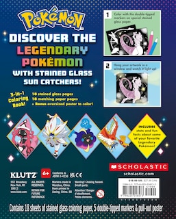 Back cover_Pok&eacute;mon Legendary Stained Glass