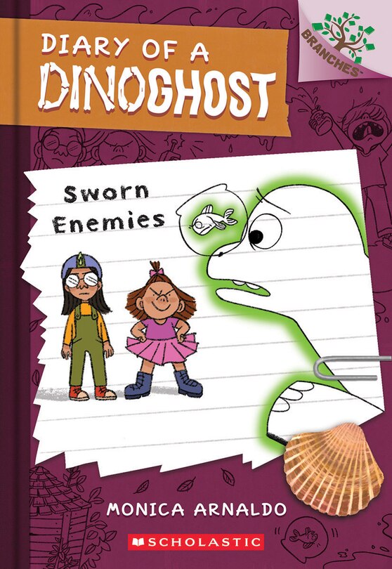 Couverture_Sworn Enemies: A Branches Book (Diary of a Dinoghost #2)
