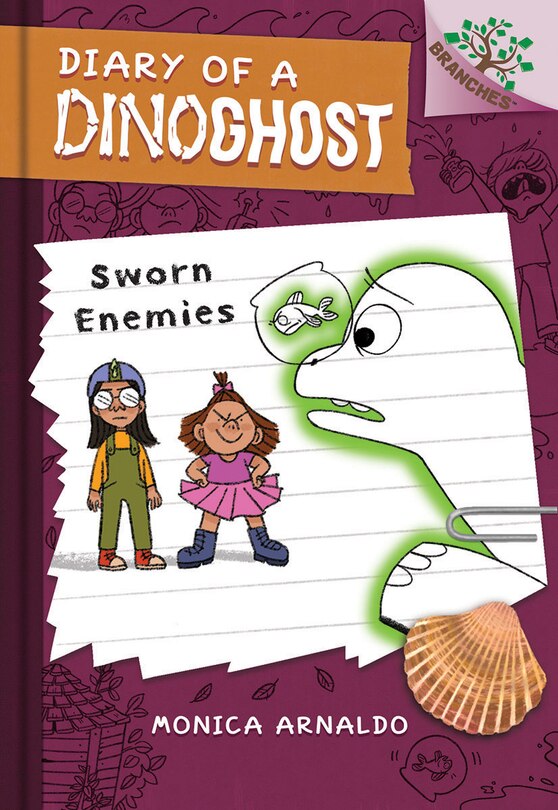 Couverture_Sworn Enemies: A Branches Book (Diary of a Dinoghost #2)