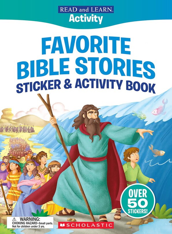 Front cover_Read and Learn: Favorite Bible Stories Sticker & Activity Book