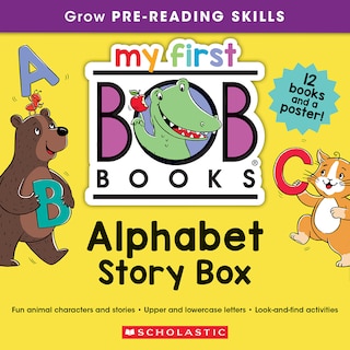 Front cover_My First Bob Books - Alphabet Story Collection Bind-Up | Phonics, Letter sounds, Ages 3 and up, Pre-K | (Reading Readiness)