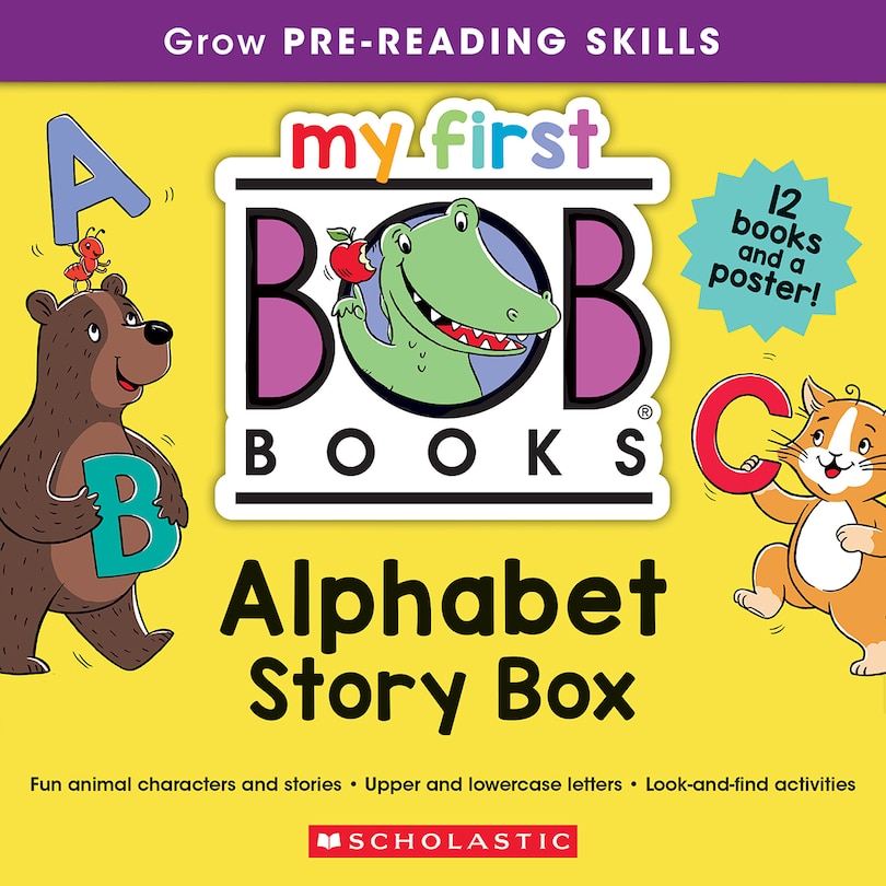 Front cover_My First Bob Books - Alphabet Story Collection Bind-Up | Phonics, Letter sounds, Ages 3 and up, Pre-K | (Reading Readiness)