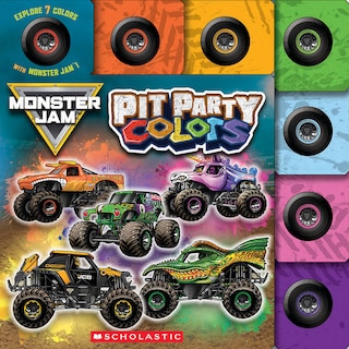 Front cover_Pit Party Colors (Monster Jam Interactive Board Book with Tabs)