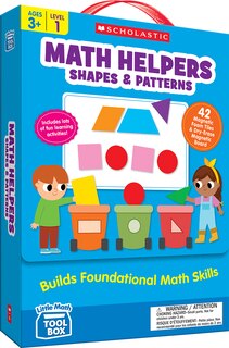 Couverture_Little Math Tool Box: Math Helpers: Shapes & Patterns: Builds Foundational Math Skills