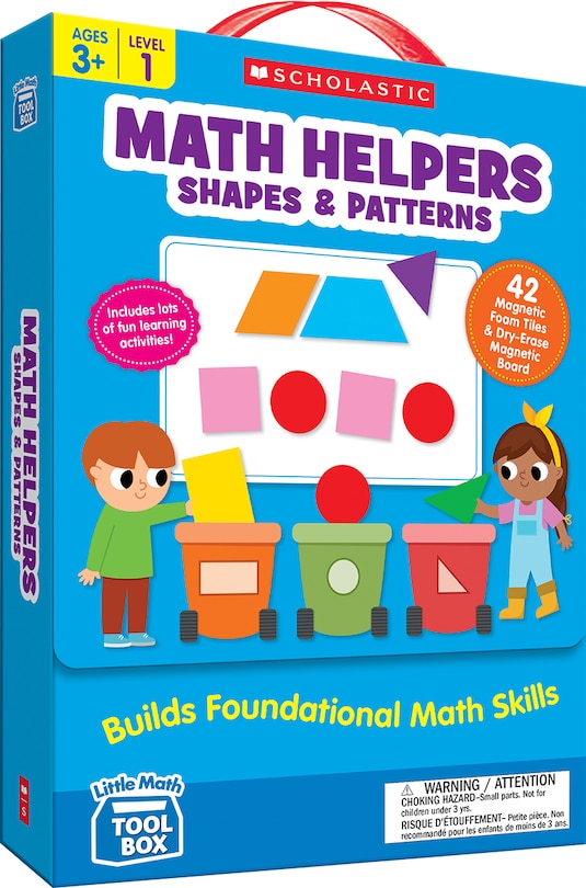 Couverture_Little Math Tool Box: Math Helpers: Shapes & Patterns: Builds Foundational Math Skills