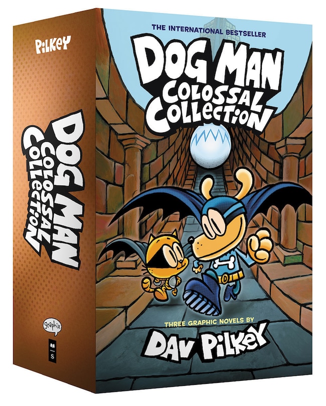 Front cover_Dog Man Colossal Collection (Dog Man #7-9 Box Set)