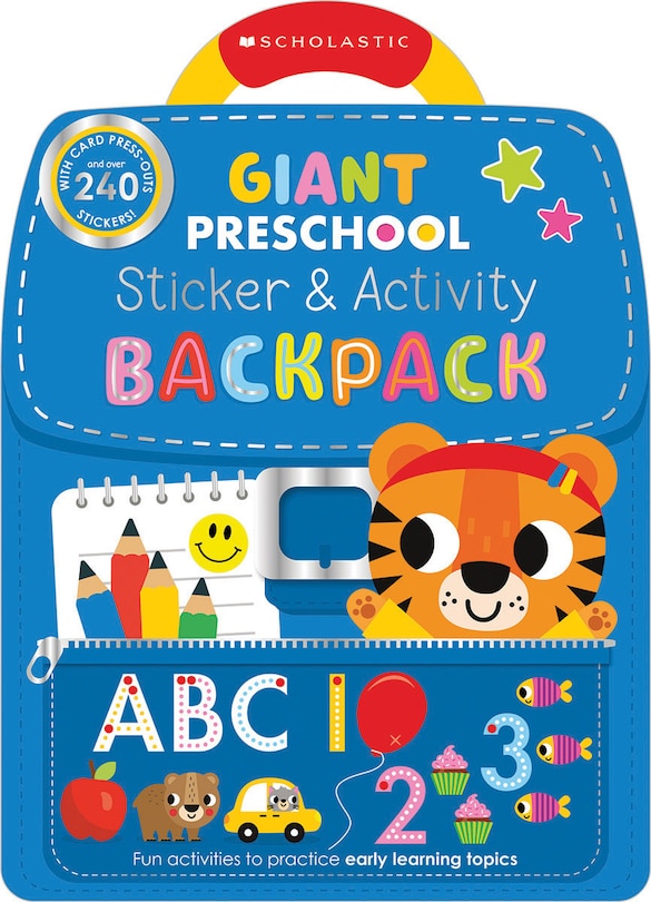 Couverture_Giant Preschool: Sticker & Activity Backpack (Scholastic Early Learners)