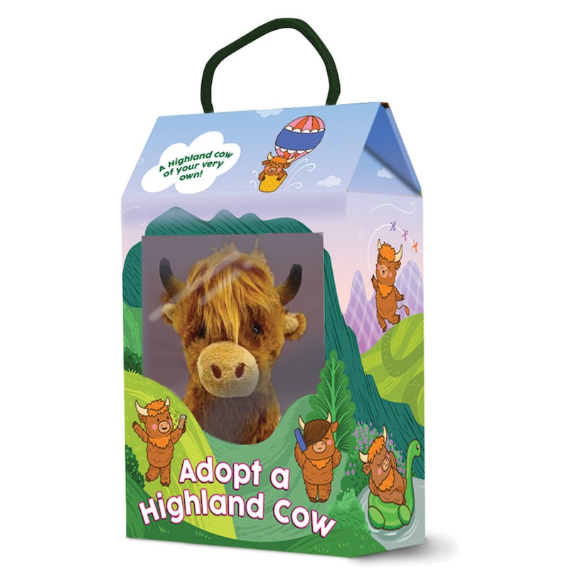 Front cover_Adopt a Highland Cow (Adopt a...): Book and Plush