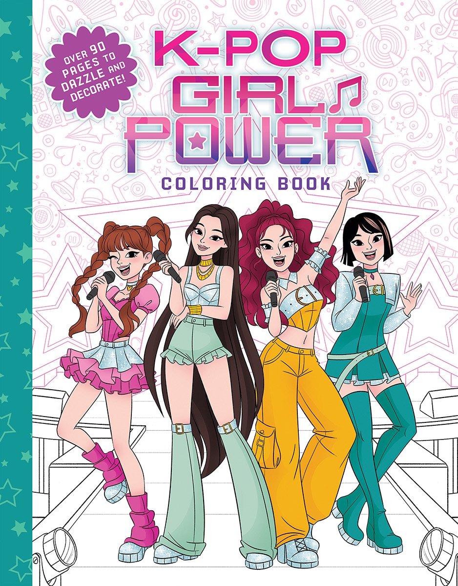 K-pop Girl Power Coloring Book (illustrated Edition) Book By
