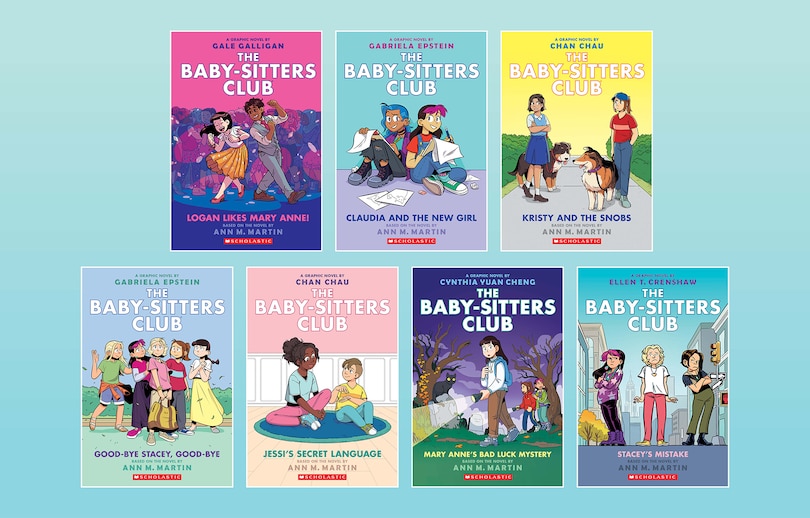 Front cover_The Baby-sitters Club Graphic Novels #8-14: A Graphix Collection