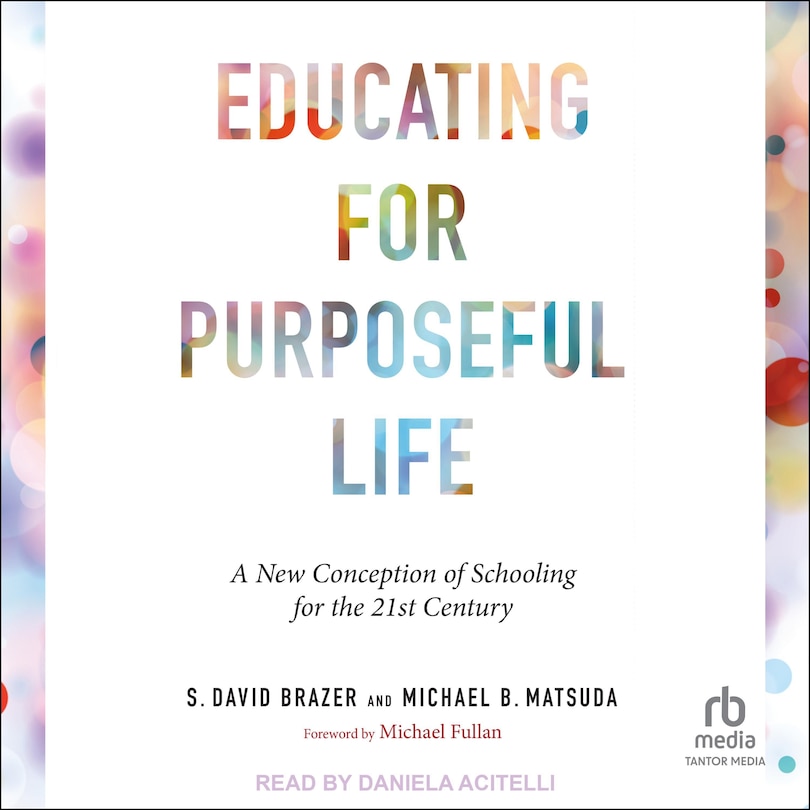 Front cover_Educating for Purposeful Life