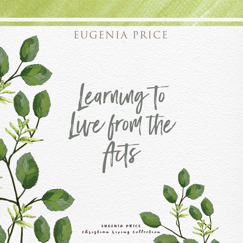 Couverture_Learning to Live From the Acts