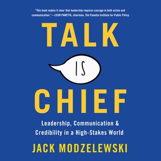 Front cover_Talk Is Chief