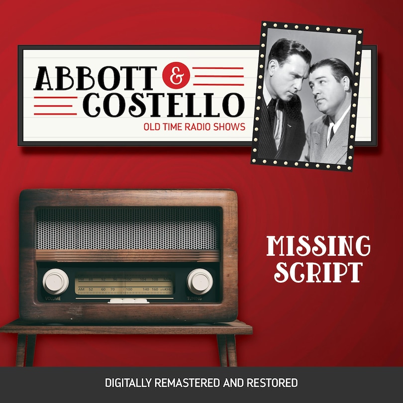 Couverture_Abbott and Costello: Missing Script