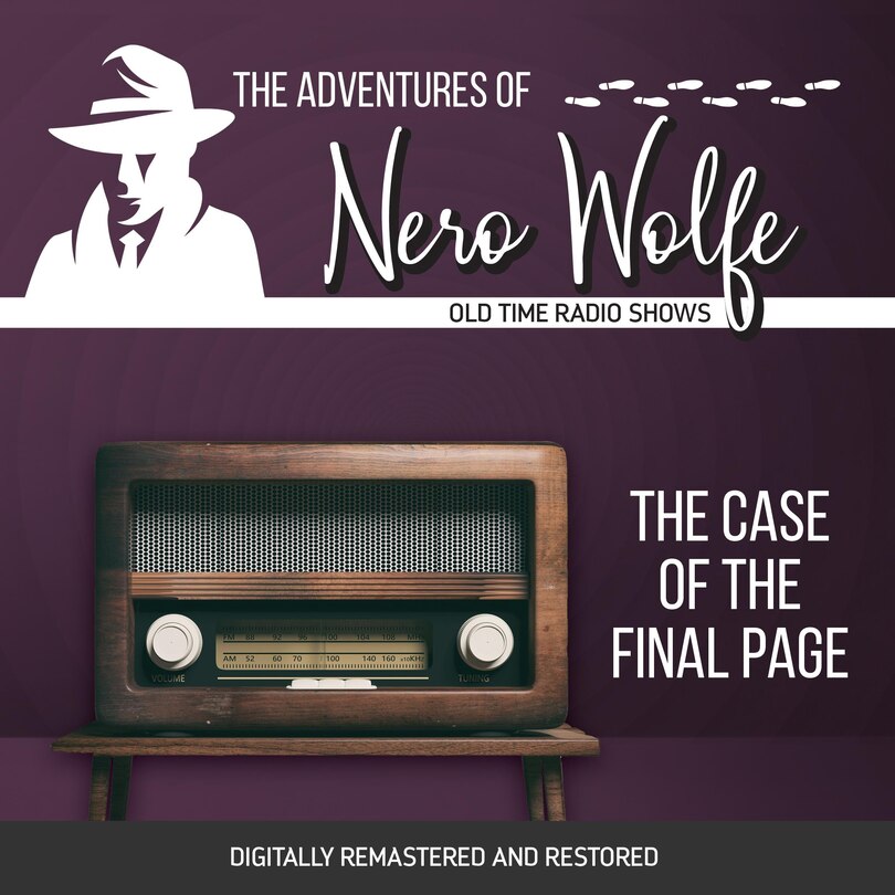 Front cover_The Adventures of Nero Wolfe: The Case of the Final Page