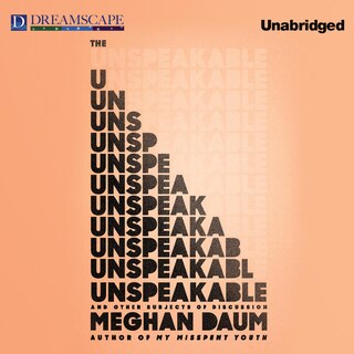Front cover_The Unspeakable