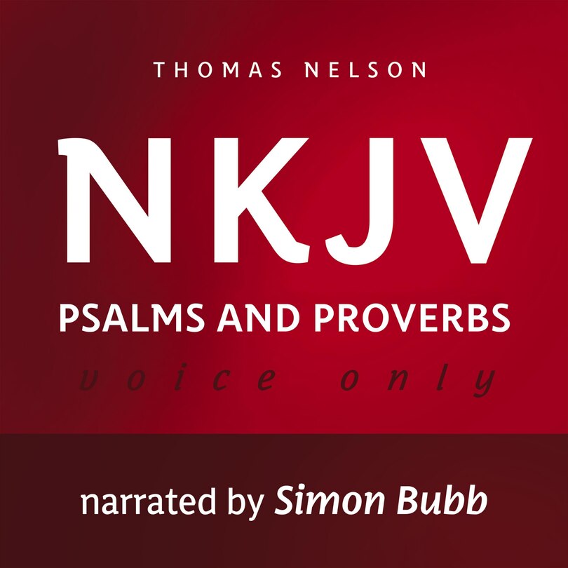 Front cover_Voice Only Audio Bible - New King James Version, NKJV: Psalms and Proverbs