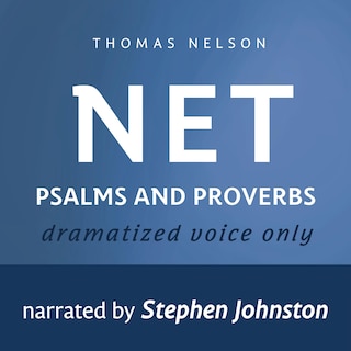 Front cover_Audio Bible - New English Translation, NET: Psalms and Proverbs