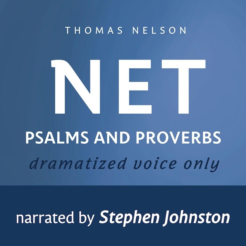 Front cover_Audio Bible - New English Translation, NET: Psalms and Proverbs