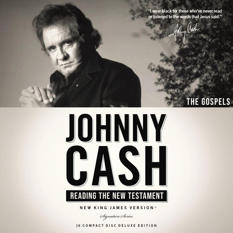 Front cover_Johnny Cash Reading the New Testament Audio Bible - New King James Version, NKJV: The Gospels