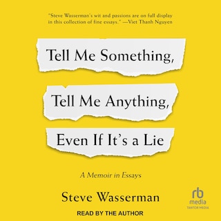 Couverture_Tell Me Something, Tell Me Anything, Even If It's a Lie