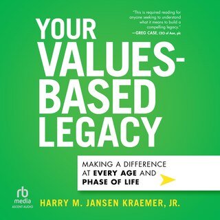 Front cover_Your Values-Based Legacy