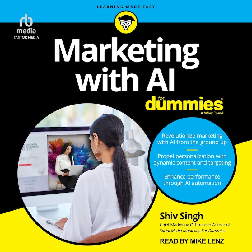 Front cover_Marketing with AI For Dummies