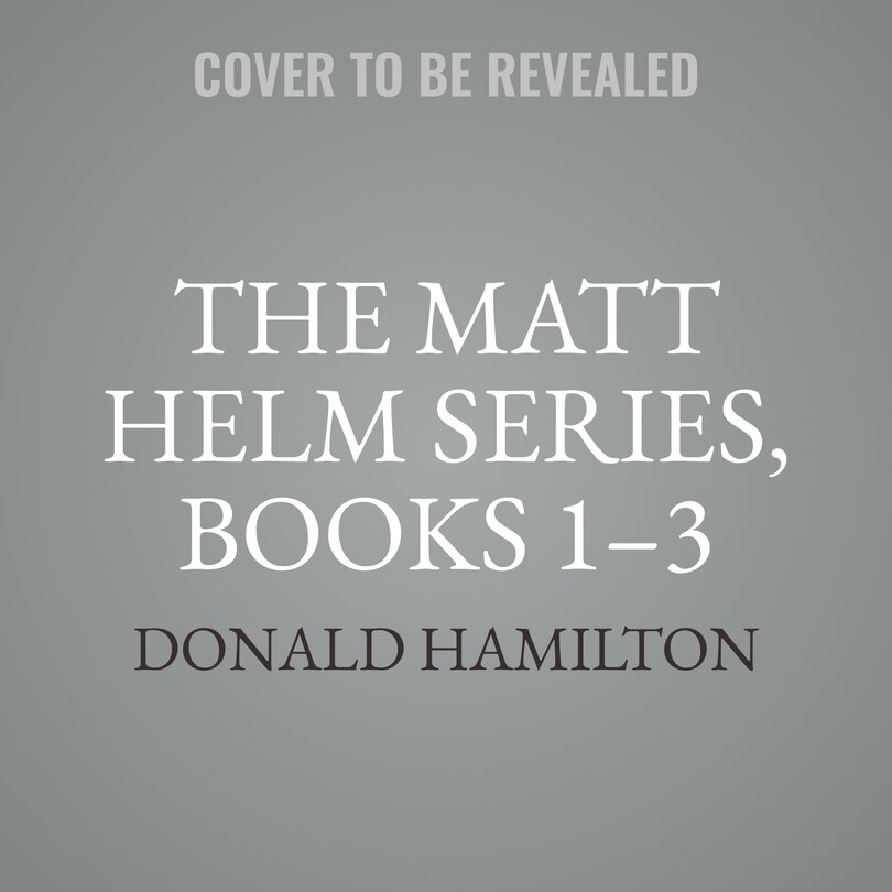 Couverture_The Matt Helm Series, Books 1–3