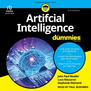 Couverture_Artificial Intelligence For Dummies, 3rd Edition